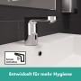 hansgrohe Vernis Blend Elektronik Waschtischmischer für Kalt- oder vorgemischtes Wasser, Netz 230 V