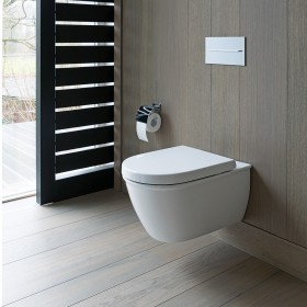 Duravit Darling New WC sospeso a scarico a parete, senza bordo