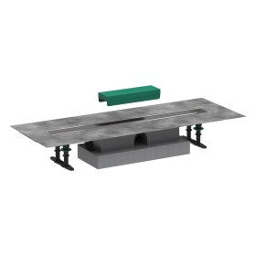 hansgrohe uBox universal Komplettset 70 cm, flache Installation für Duschrinnen Fertigsets
