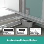 hansgrohe uBox universal Komplettset 70 cm, flache Installation für Duschrinnen Fertigsets
