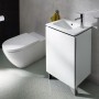 Duravit ME by Starck Möbelhandwaschbecken mit Überlauf 43 cm