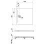LAUFEN PRO Marbond Duschwanne 100 x 100 x 3,3 cm