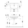 Duravit D-Code Waschtisch 65 cm