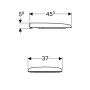 Geberit Renova WC-Sitz mit Deckel abnehmbar und Absenkautomatik