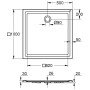 GROHE Universal Duschwanne 100 x 100 cm