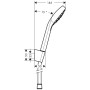 hansgrohe Croma Select E 1jet Porter Set 125 cm