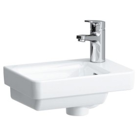 LAUFEN PRO S Handwaschbecken 36 cm mit Hahnloch und Überlauf