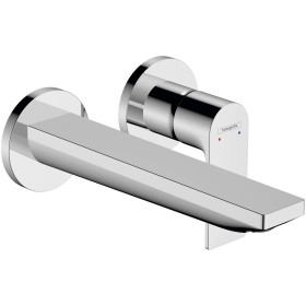 hansgrohe Rebris E Einhebel-Waschtischarmatur Unterputz für Wandmontage mit Auslauf 20 cm