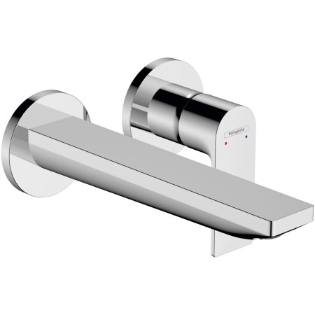 hansgrohe Rebris E Einhebel-Waschtischarmatur Unterputz für Wandmontage mit Auslauf 20 cm