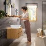 hansgrohe Rebris E Einhebel-Waschtischarmatur Unterputz für Wandmontage mit Auslauf 20 cm