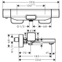 hansgrohe Ecostat E Wannenthermostat Aufputz