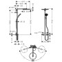 hansgrohe Raindance Select 300 Showerpipe