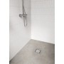 hansgrohe RainDrain Spot Plus Komplettset Punktablauf 150/150 mit höhenverstellbarem Rahmen und rückseitig befliesbar