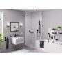 hansgrohe RainDrain Spot Plus Komplettset Punktablauf 150/150 mit höhenverstellbarem Rahmen und rückseitig befliesbar