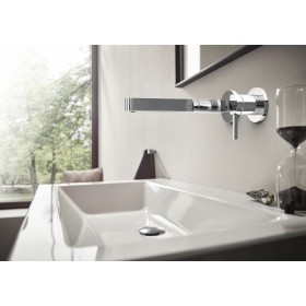 hansgrohe Finoris Einhebel-Waschtischarmatur Unterputz für Wandmontage 22,8 cm