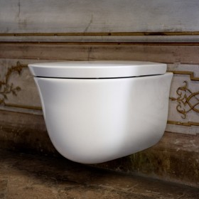 LAUFEN The New Classic WC suspendu sans bride, à chasse d'eau profonde