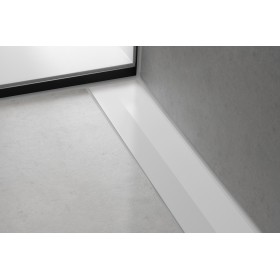 hansgrohe RainDrain Flex Fertigset Duschrinne 90 cm, kürzbar zur Wandmontage