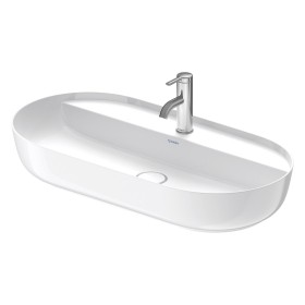 Lavabo da appoggio Duravit Luv con piano forato per rubinetto 80 x 40 cm