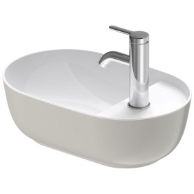 Lavabo da appoggio Duravit Luv con piano forato 42 x 27 cm