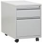 Wolfstahl Rollcontainer Stahl 2 Auszüge abschliessbar 46 x 79 x 62 cm
