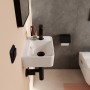 hansgrohe Xanuia Q Handwaschbecken 360/250 mit Hahnloch und Überlauf, SmartClean
