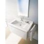 Duravit Starck 3 Möbel-Waschtisch 85 cm mit 1 Hahnloch