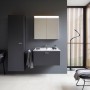 Duravit Starck 3 Möbel-Waschtisch 85 cm mit 1 Hahnloch