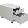 Wolfstahl Rollcontainer Stahl 2 Auszüge abschliessbar 46 x 79 x 62 cm