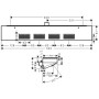 hansgrohe Rainfinity Schulterbrause 500 1jet mit Ablage
