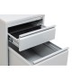 Wolfstahl Rollcontainer Stahl 2 Auszüge abschliessbar 46 x 79 x 62 cm