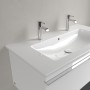 Villeroy & Boch Venticello Schrankwaschtisch 100 x 50 cm mit 2 Hahnlöchern