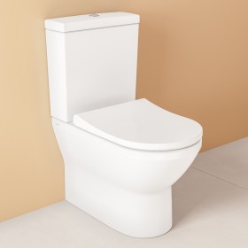 VitrA Integra Stand-WC VitrA Flush 2.0, back to wall, Tiefspüler ohne Spülrand