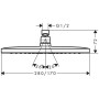 hansgrohe Croma E Kopfbrause 280 1jet EcoSmart