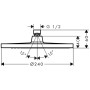 hansgrohe Crometta S Kopfbrause 240 1jet