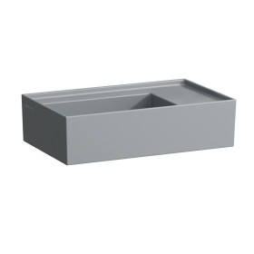 LAUFEN Kartell Handwaschbecken 46 x 28 cm ohne Hahnlochbohrung, Armaturenbank rechts