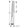 hansgrohe Pulsify E Stabhandbrause 100 1 Strahlart EcoSmart+