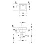 Duravit Starck 3 Ausgussbecken 48 cm