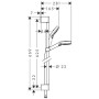 hansgrohe Crometta Vario Brauseset EcoSmart 65 cm