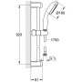 GROHE Tempesta 100 Brausestangenset mit 1 Strahlart