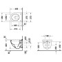 Duravit Starck 3 Wand-WC Compact Tiefspüler