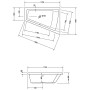 Duravit Paiova Eck-Badewanne 170 x 130 cm Ecke rechts