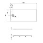LAUFEN PRO Marbond Duschwanne 170 x 75 x 4,6 cm