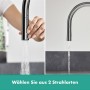 hansgrohe Talis M54 Einhebel-Küchenmischer 210, Ausziehbrause, 2jet