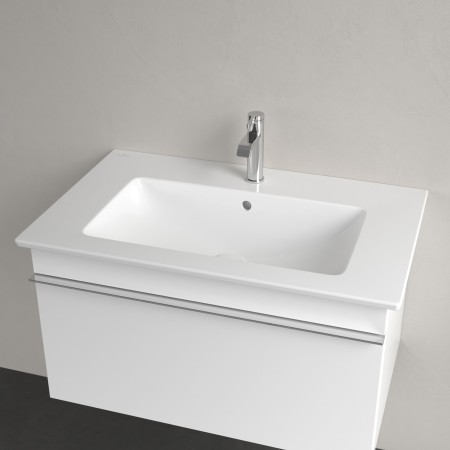 Villeroy & Boch Venticello Schrankwaschtisch 80 x 50,5 cm, mit 1 Hahnloch und Überlauf