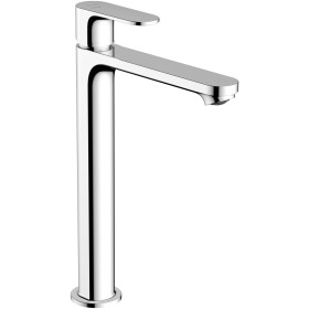 hansgrohe Rebris S Einhebel-Waschtischarmatur 240 CoolStart wassersparend+ für Waschschüsseln mit Zugstangen-Ablaufgarnitur