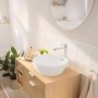 hansgrohe Rebris S Einhebel-Waschtischarmatur 240 CoolStart wassersparend+ für Waschschüsseln mit Zugstangen-Ablaufgarnitur