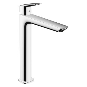 hansgrohe Logis Einhebel-Waschtischarmatur 240 Fine mit Zugstangen-Ablaufgarnitur