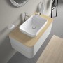 Duravit Happy D.2 Plus Aufsatzbecken 60 cm weiß, ohne Überlauf, ohne Hahnlochbank