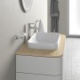 Duravit Happy D.2 Plus Aufsatzbecken 60 cm weiß, ohne Überlauf, ohne Hahnlochbank