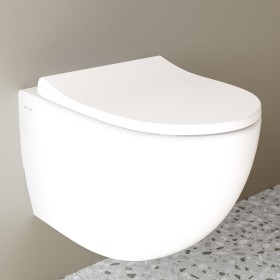 VitrA Sento Wand-WC VitrA Flush 2.0, Tiefspüler ohne Spülrand
